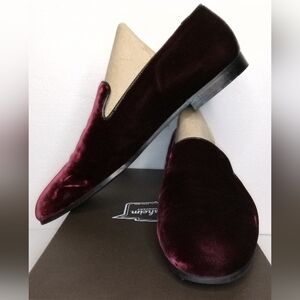 To Boot NY Men's Velvet Loafers - Bordeaux